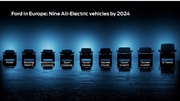 Ford to release 7 all-new electric vehicles by 2024